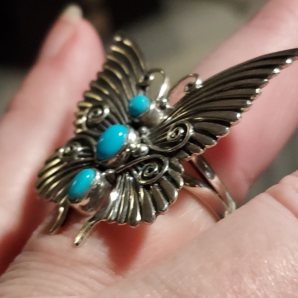 New Solid Sterling Silver & Sleeping Beauty Turqu… - image 5